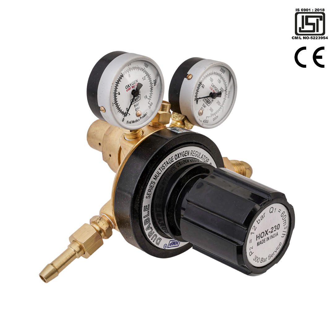Double Stage Double Gauge Durable Oxygen Gas Regulator
